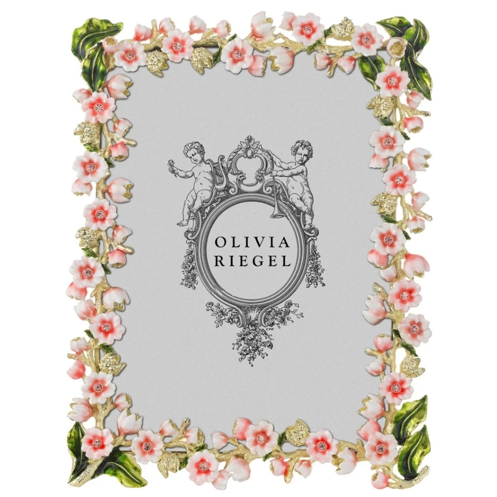 NWT - Olivia Riegel Bella Floral Designer 5x7 Frame